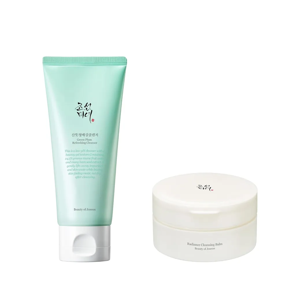 Beauty of Joseon | Set Limpiador en Gel Green Plum + Bálsamo Limpiador Radiance
