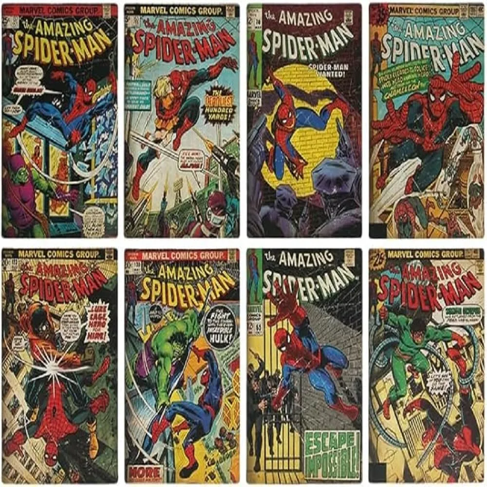 Paladone Spider-Man, juego de posavasos cómic 8 unidades oficial