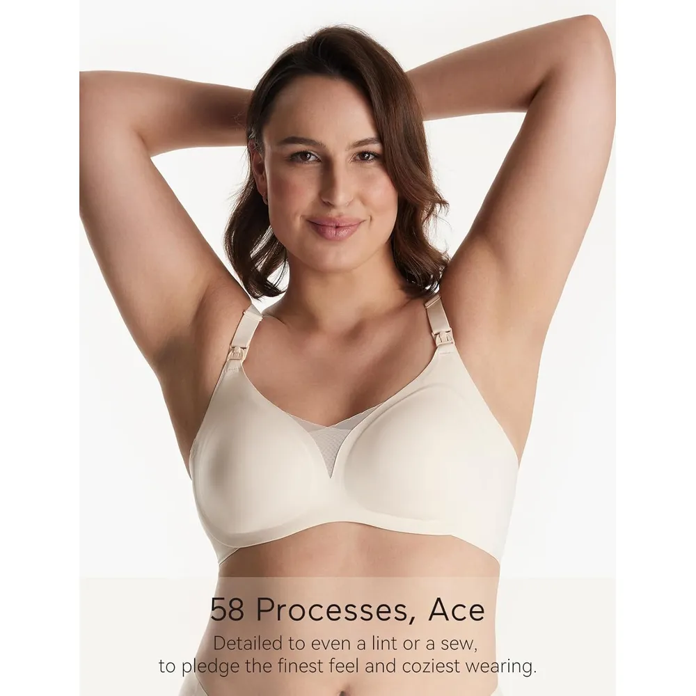 Momcozy brasier de lactancia | XXXL - Nude