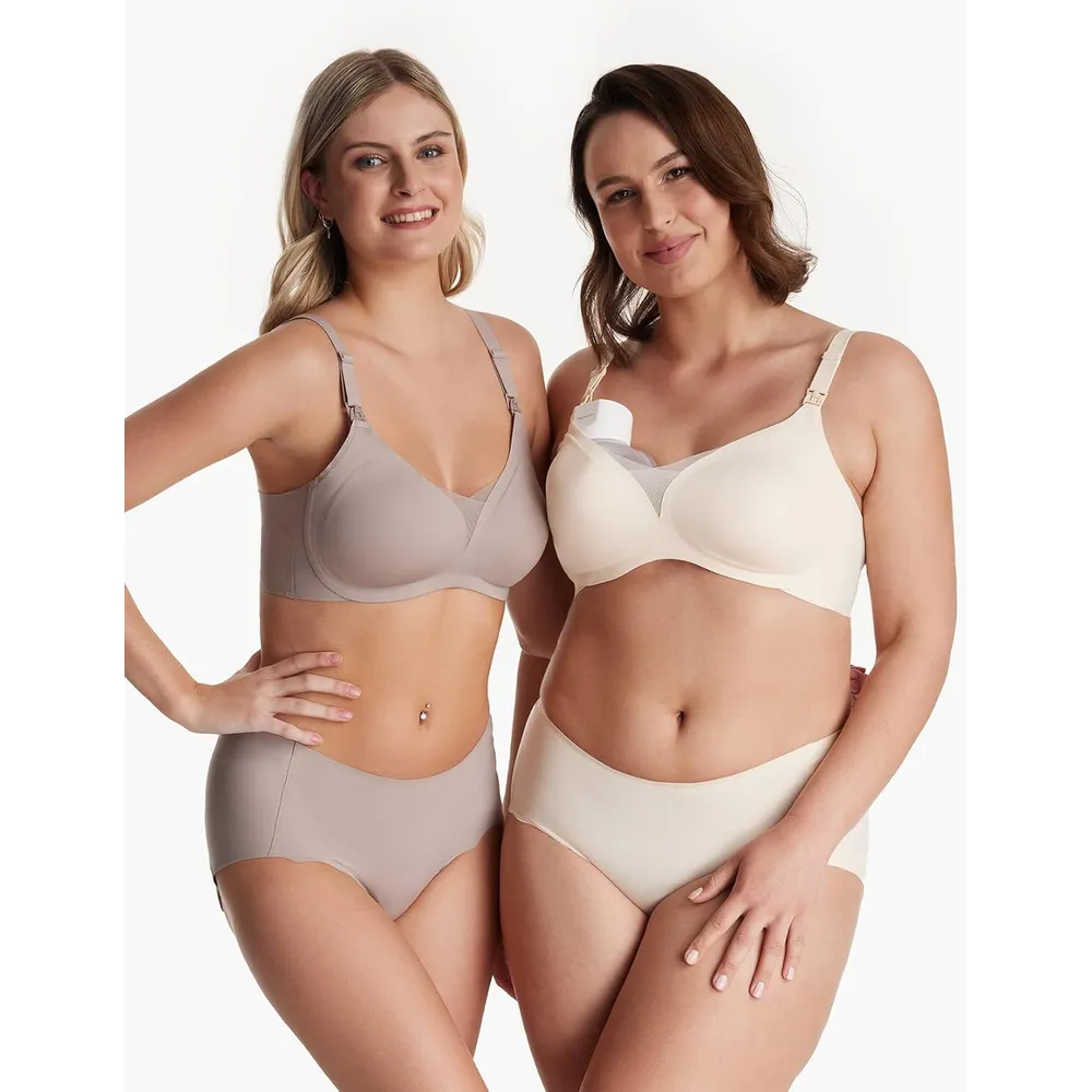 Momcozy brasier de lactancia | XXXL - Nude