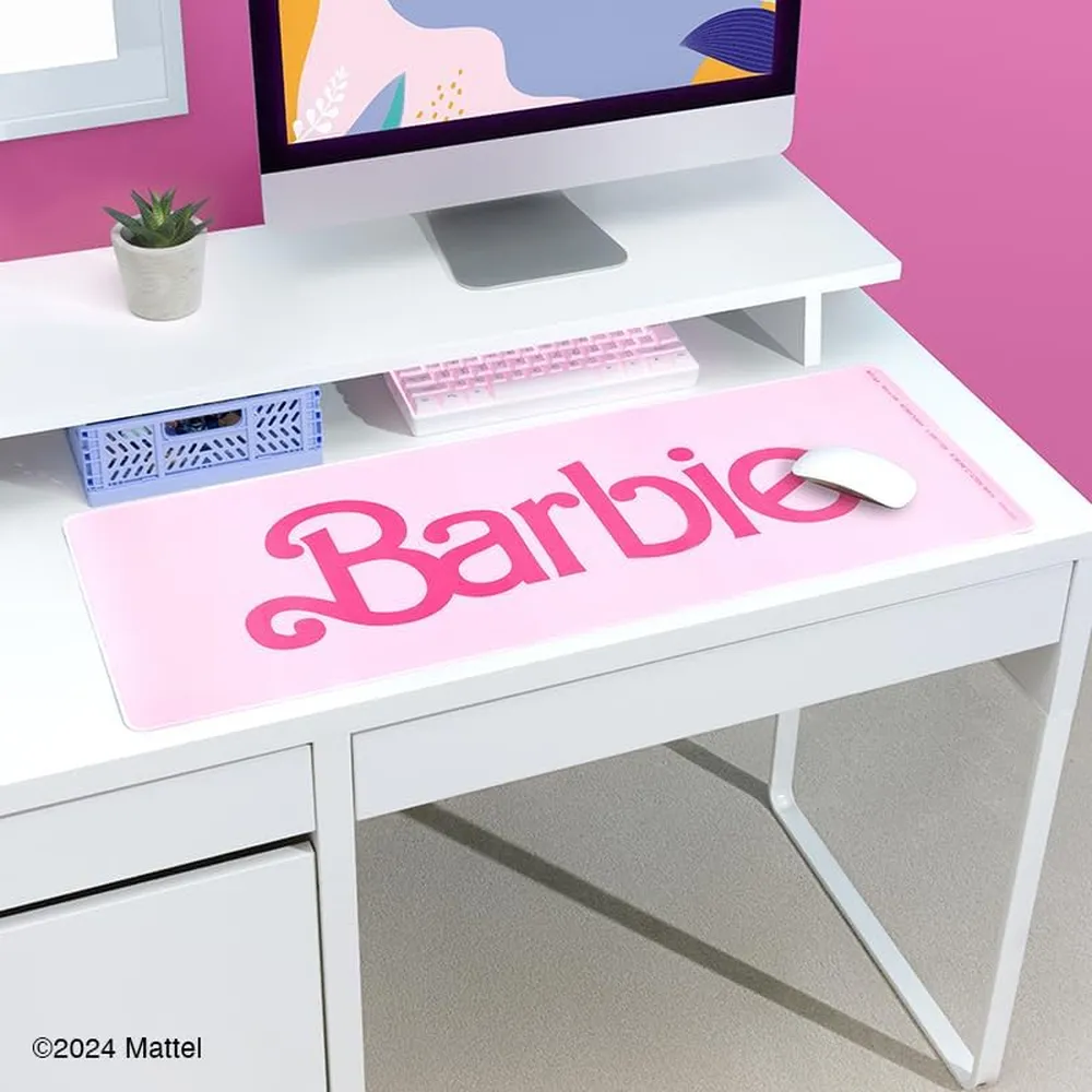 Paladone Barbie, tapete grande para teclado y mouse con licencia