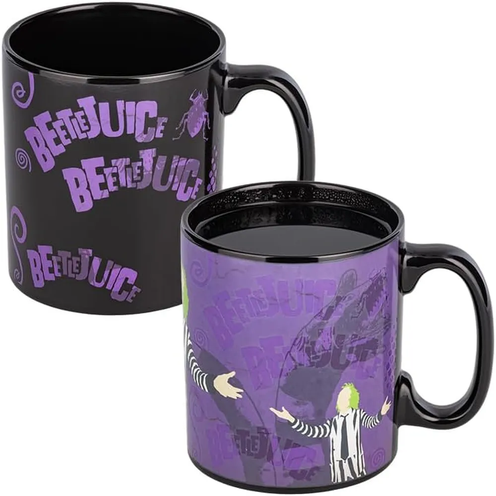 Paladone Beetlejuice, taza térmica XL oficial