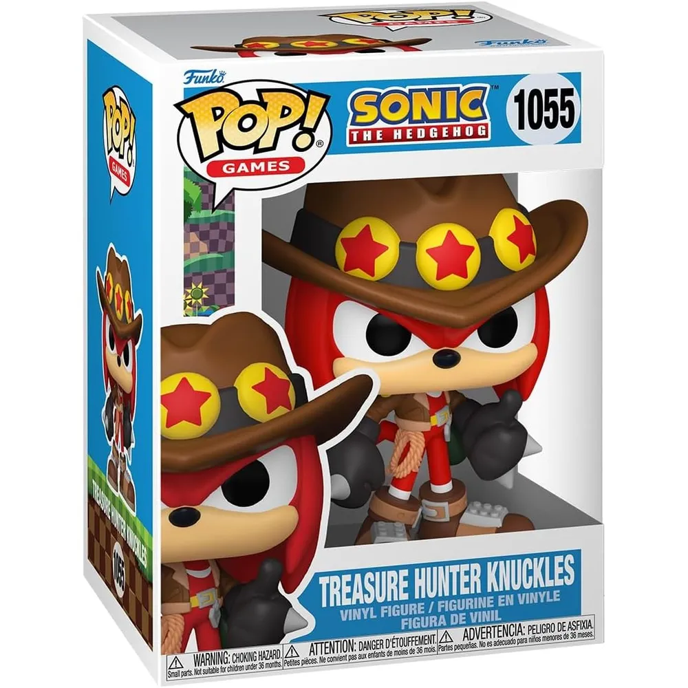 Funko Pop | Treasure Hunter Knuckles de Sonic The Hedgehog
