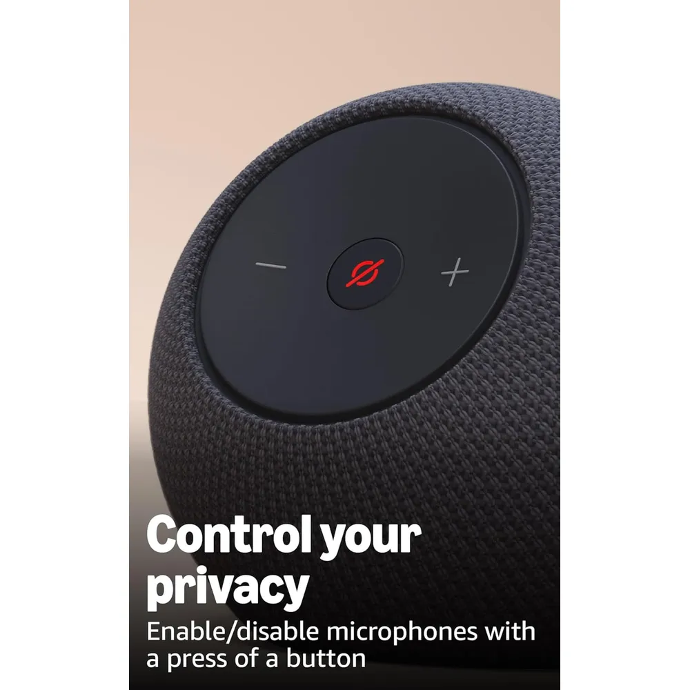 PARLANTE INTELIGENTE AMAZON ECHO DOT MAX | GRAFITO