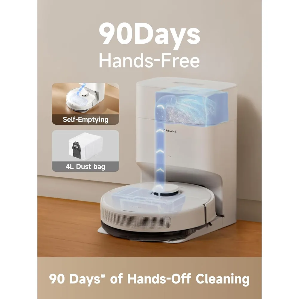 Dreame D10 Plus Gen 2 robot aspirador con base autovaciable | Blanco