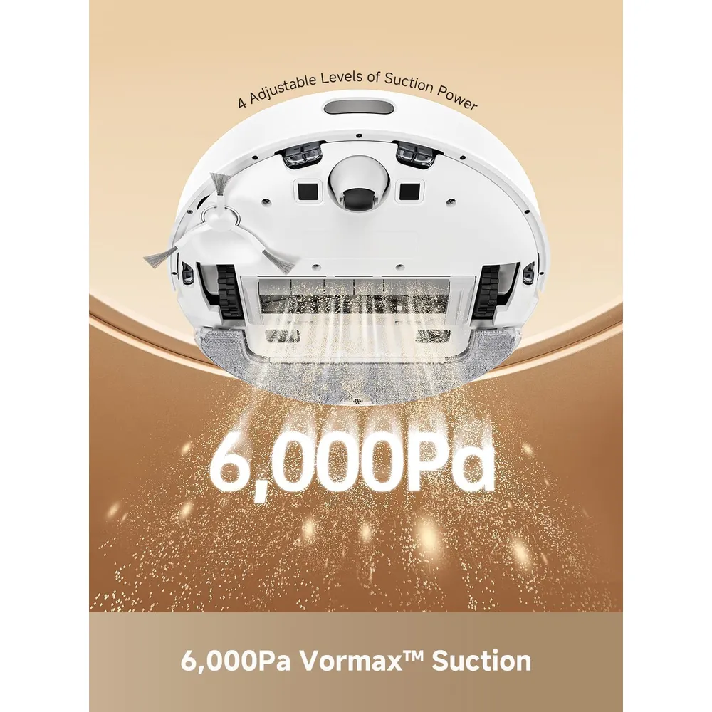 Dreame D10 Plus Gen 2 robot aspirador con base autovaciable | Blanco