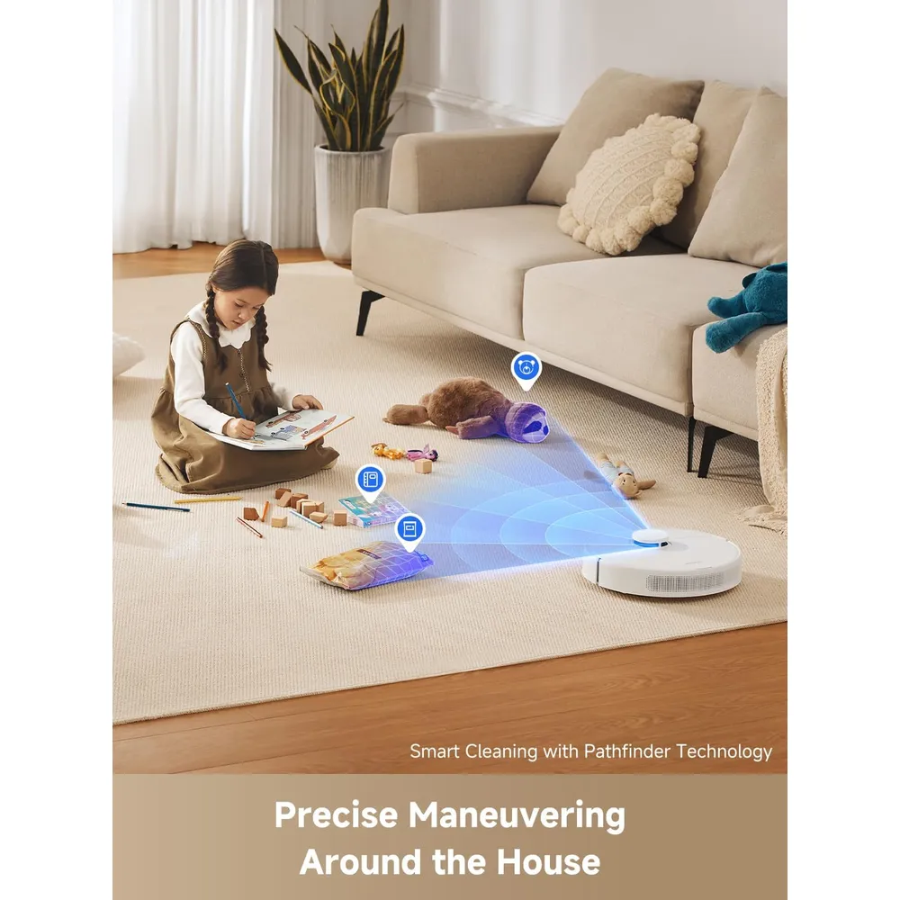 Dreame D10 Plus Gen 2 robot aspirador con base autovaciable | Blanco