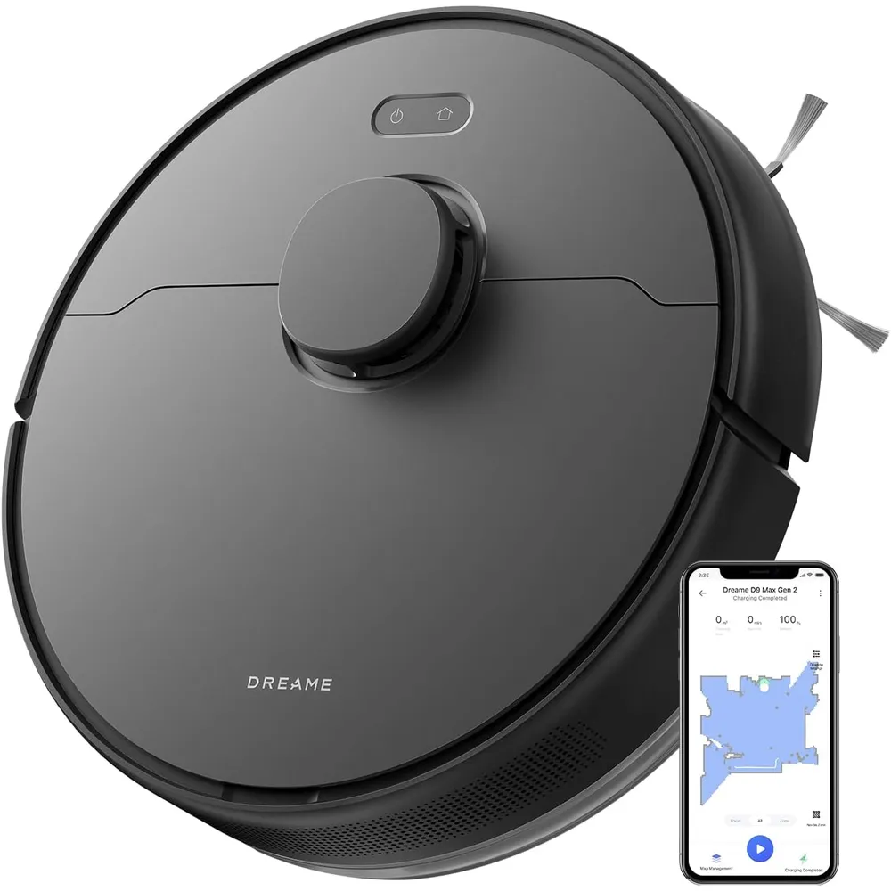 Dreame D9 Max Gen 2 robot aspirador 2 en 1, con LDS y wifi | Negro