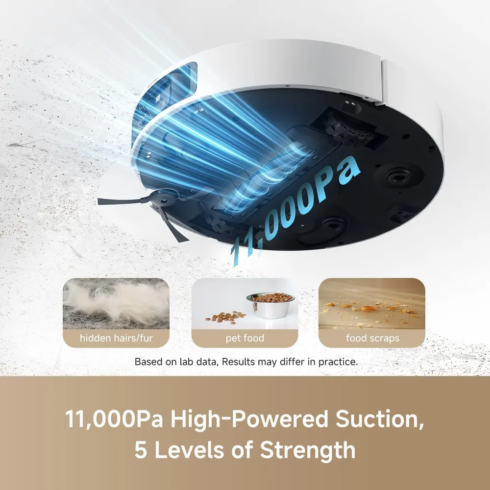 Dreame L40 Ultra robot aspirador con base autolimpiante | Blanco