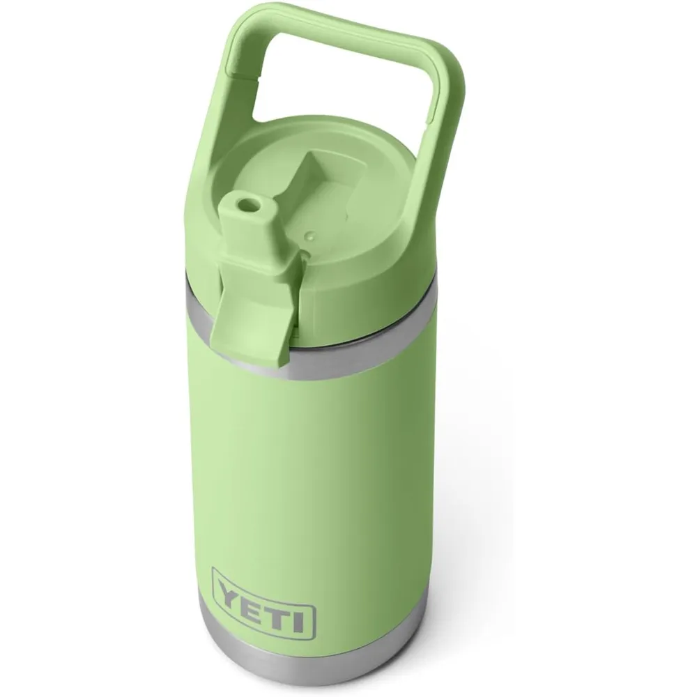 YETI Botella Rambler Jr. para Niños con Cañita de 12 oz | Verde Limón