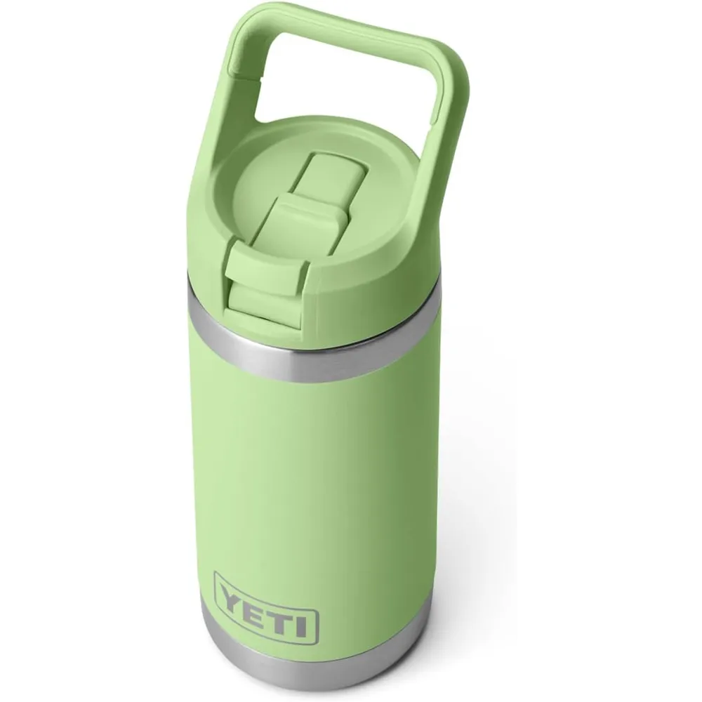 YETI Botella Rambler Jr. para Niños con Cañita de 12 oz | Verde Limón
