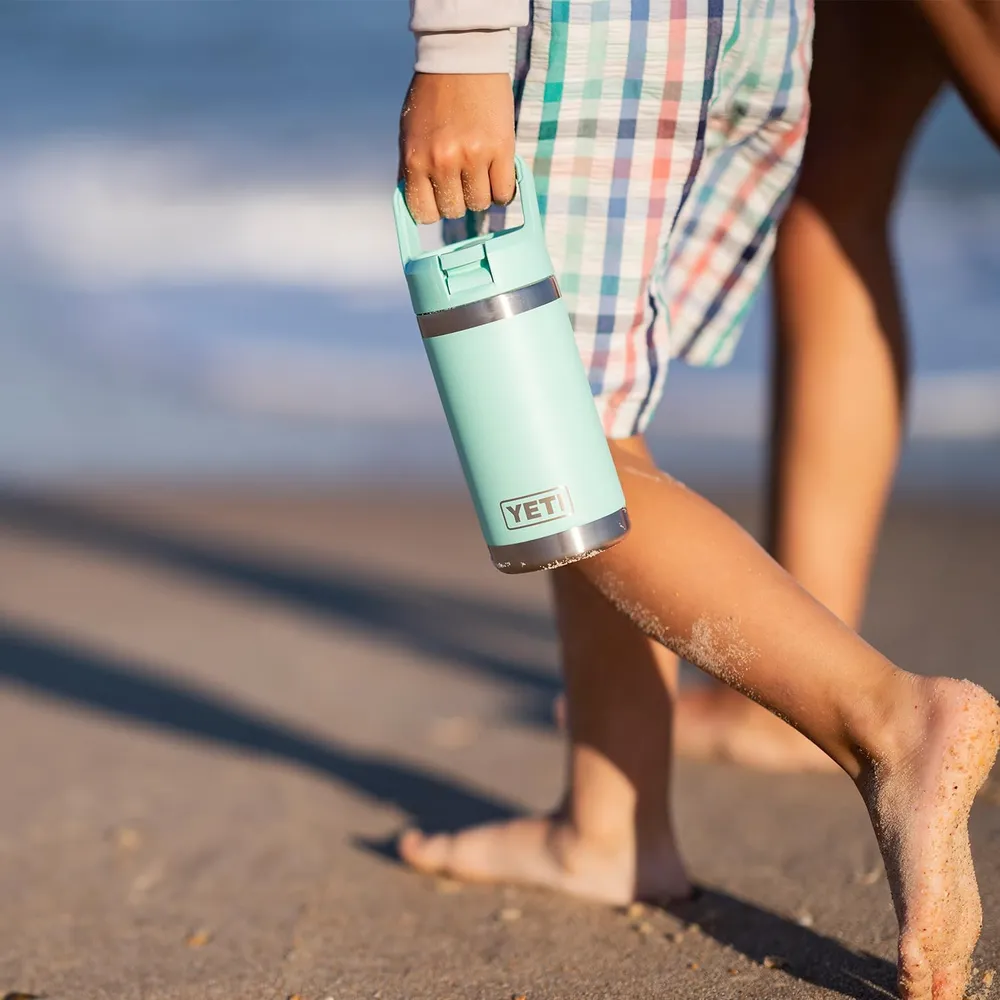 YETI Botella Rambler Jr. para Niños con Cañita de 12 oz | Verde Limón