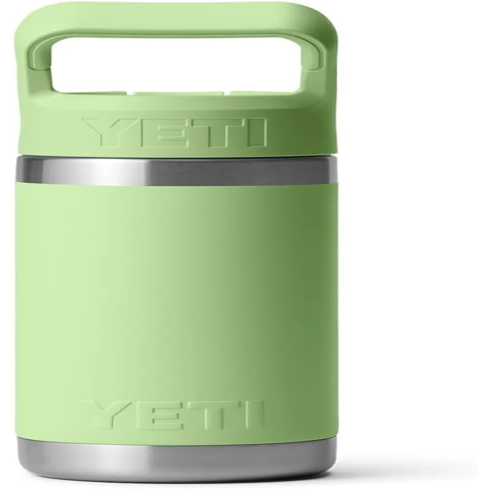 YETI Botella Rambler Jr. para Niños con Cañita de 12 oz | Verde Limón
