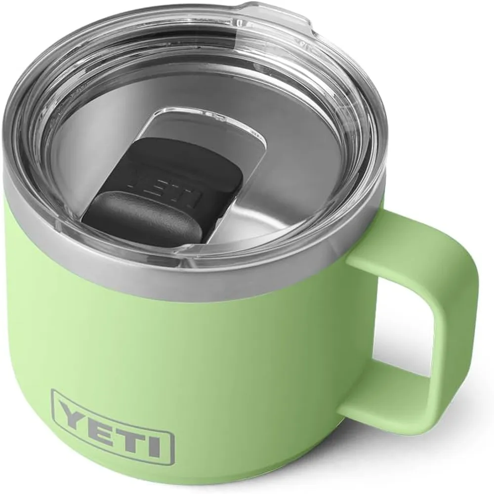 YETI Rambler Taza Apilable con Tapa Magslider de 14 oz | Verde Limón