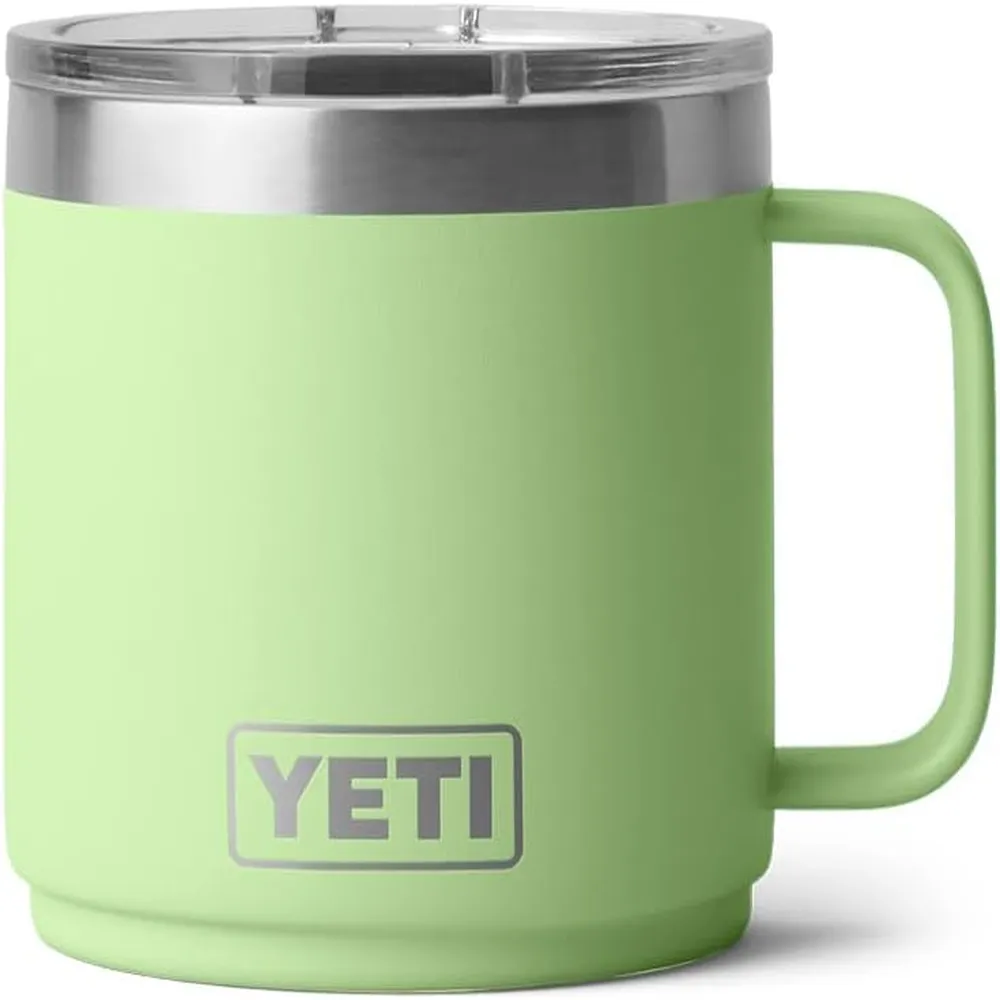 YETI Rambler Taza Apilable con Tapa Magslider de 14 oz | Verde Limón