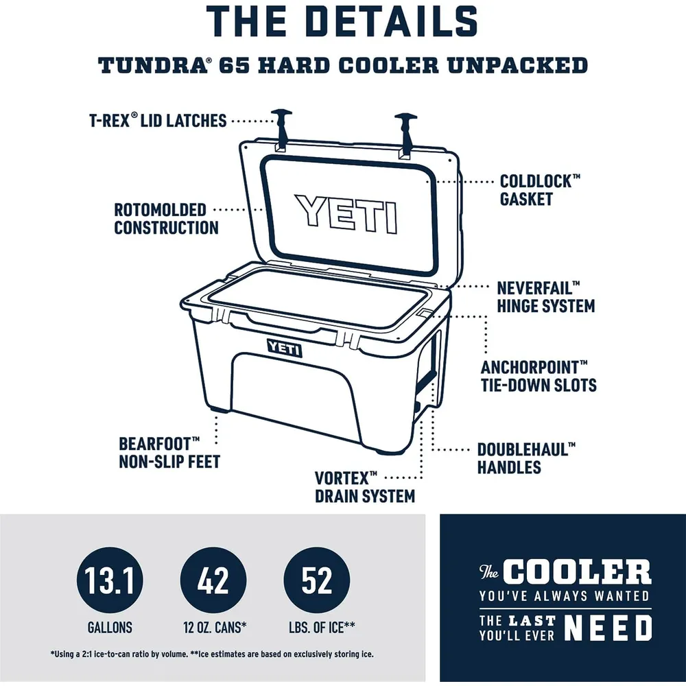 YETI Tundra 65 Cooler Portátil | Marrón