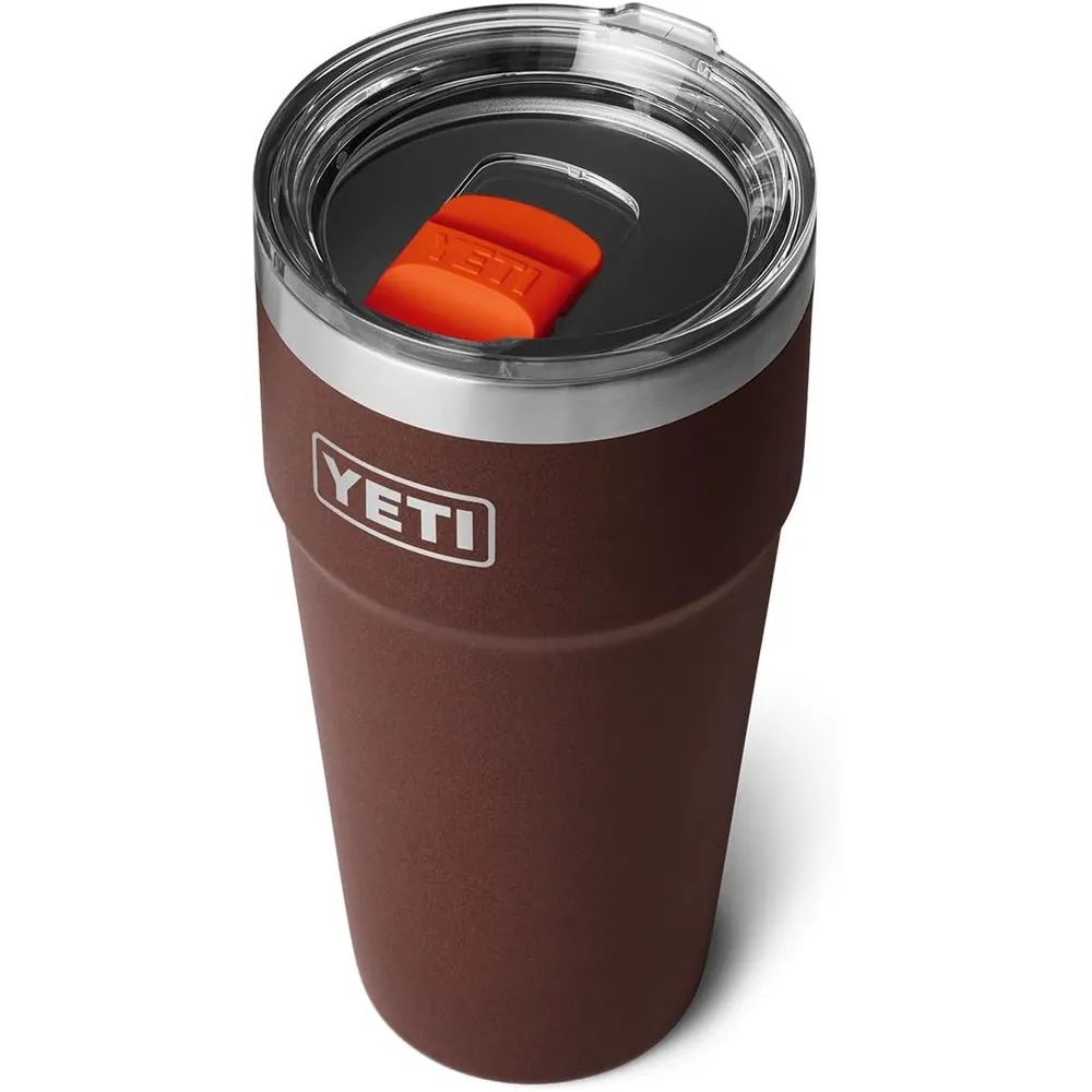 YETI Rambler Vaso  de 30 oz de acero inoxidable con tapa MagSlider color marrón
