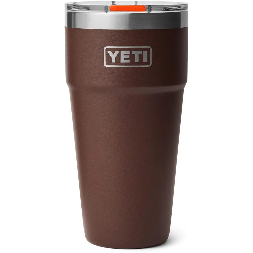 YETI Rambler Vaso de 30 oz de acero inoxidable con tapa MagSlider color marrón - Imagen 4