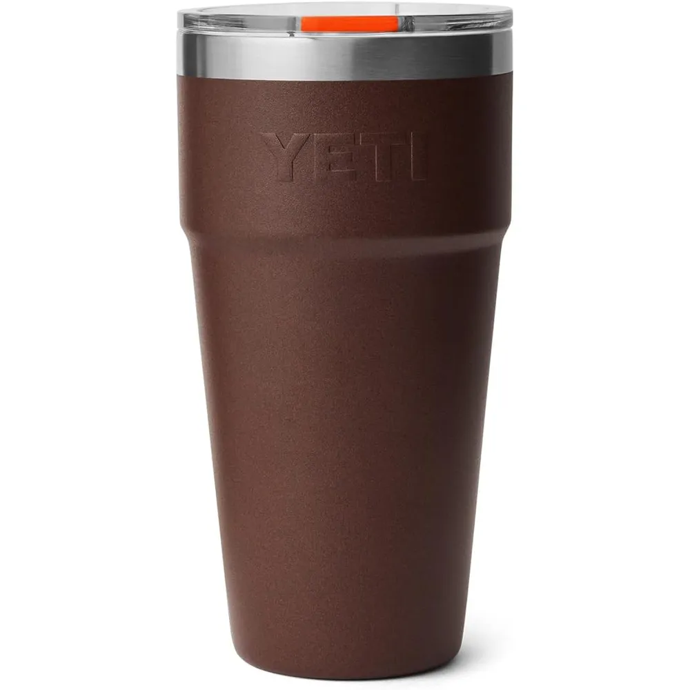 YETI Rambler Vaso de 30 oz de acero inoxidable con tapa MagSlider color marrón - Imagen 6