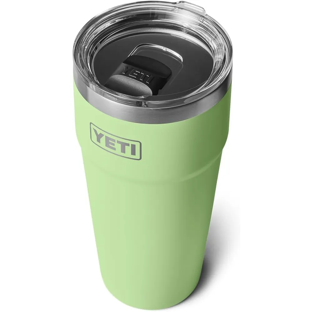 YETI Rambler Vaso  de 30 oz de acero inoxidable con tapa MagSlider color verde limón