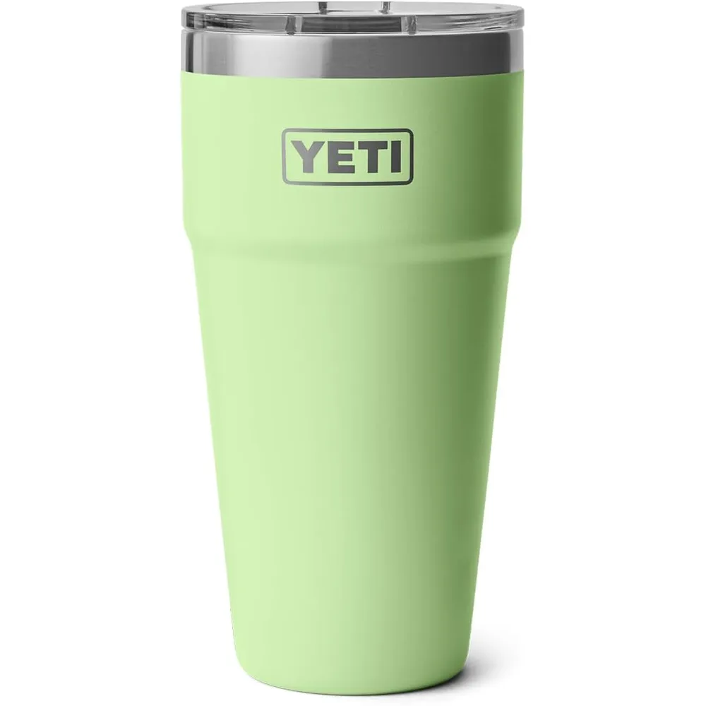 YETI Rambler Vaso  de 30 oz de acero inoxidable con tapa MagSlider color verde limón