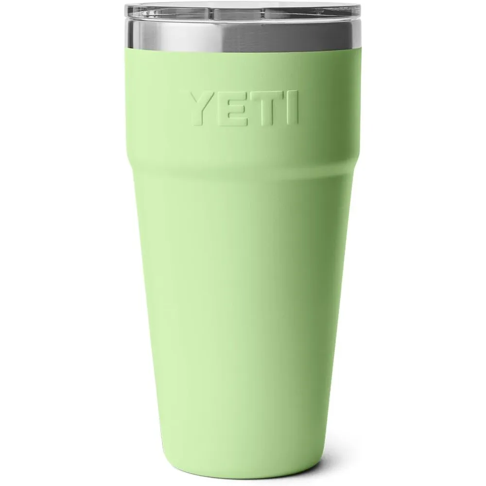 YETI Rambler Vaso  de 30 oz de acero inoxidable con tapa MagSlider color verde limón