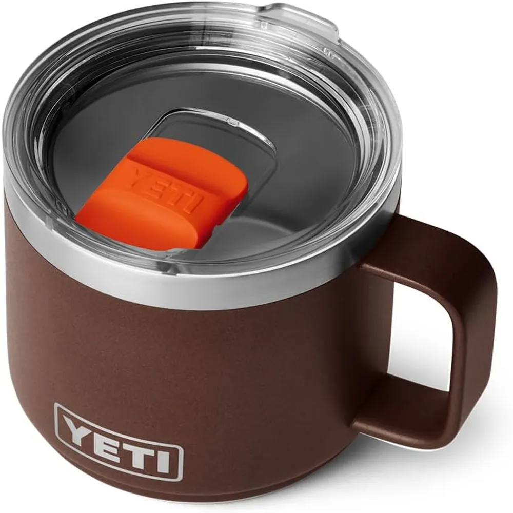 YETI Rambler Taza Apilable con Tapa Magslider de 14 oz | Marrón