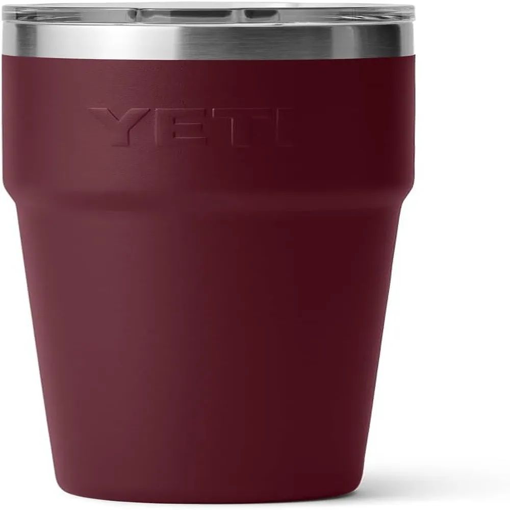 YETI Rambler Vaso de 20 oz de acero inoxidable y tapa MagSlider color guinda