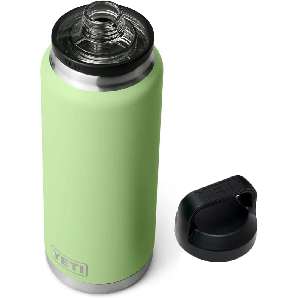 YETI Botella Rambler con Tapa para Sorbos de 36 oz | Verde Limón