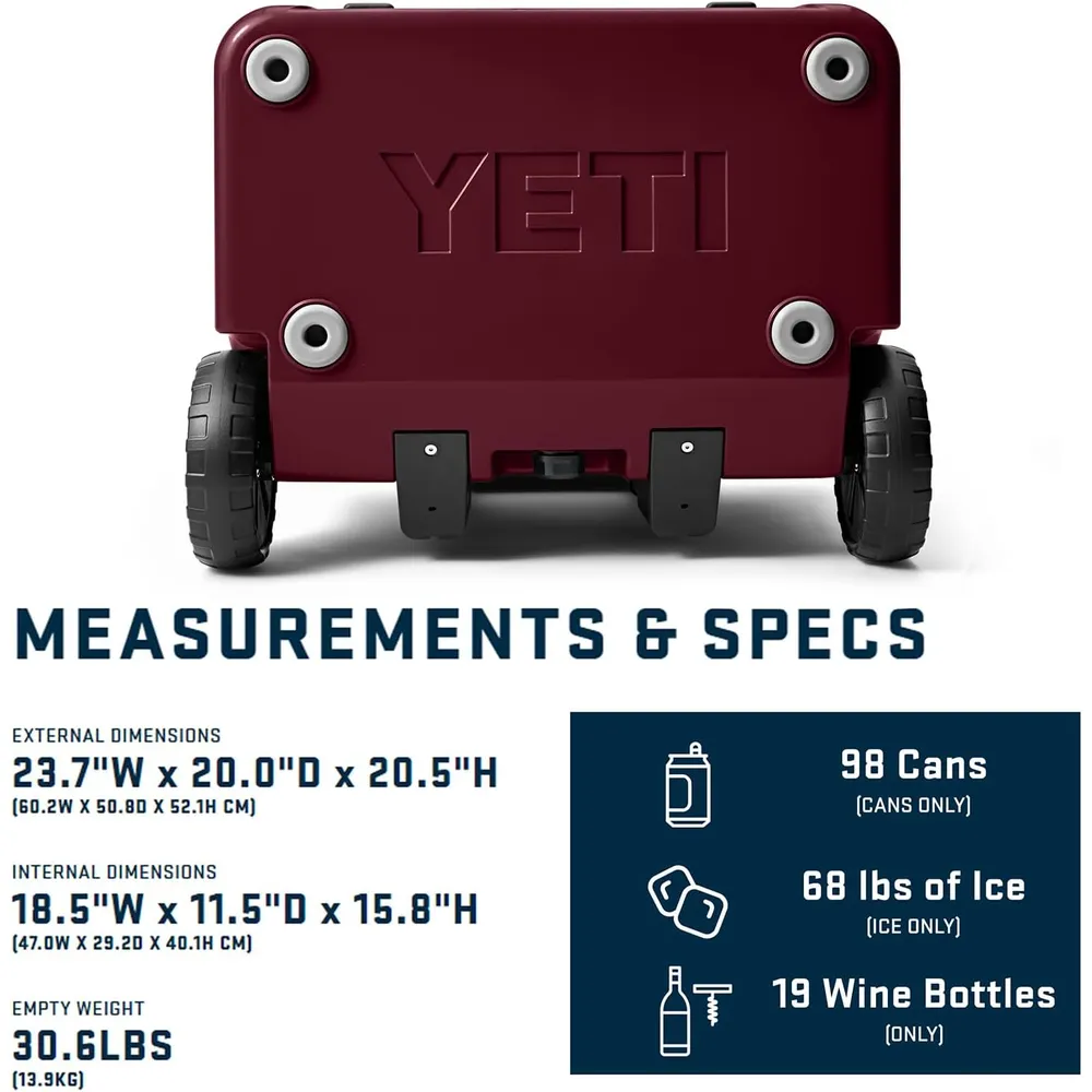 b0d6wzj4sy_3_webp.webp YETI Roadie 60 Cooler Con Ruedas Y Mango Retráctil | Guinda