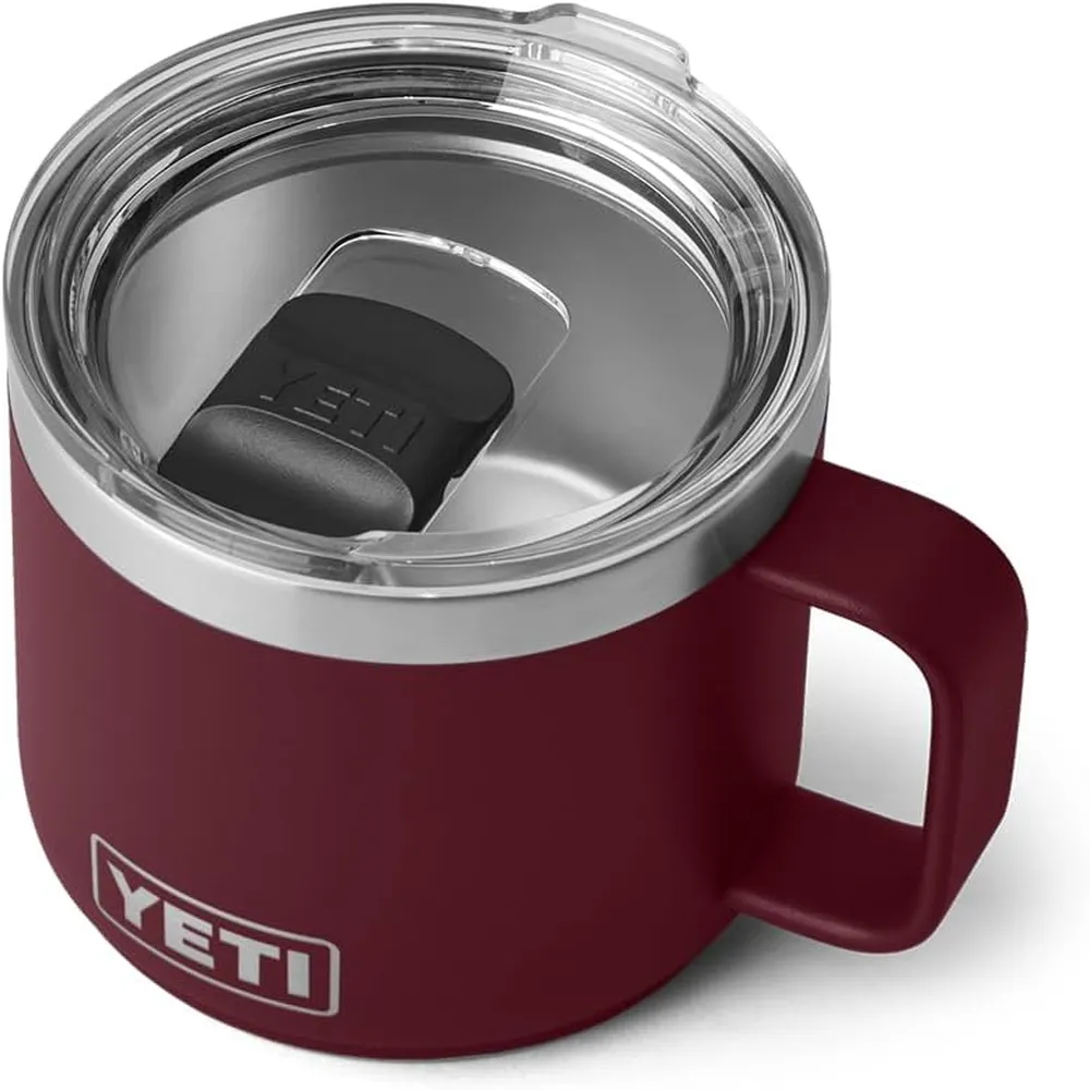 YETI Rambler Taza Apilable con Tapa Magslider de 14 oz | Guinda