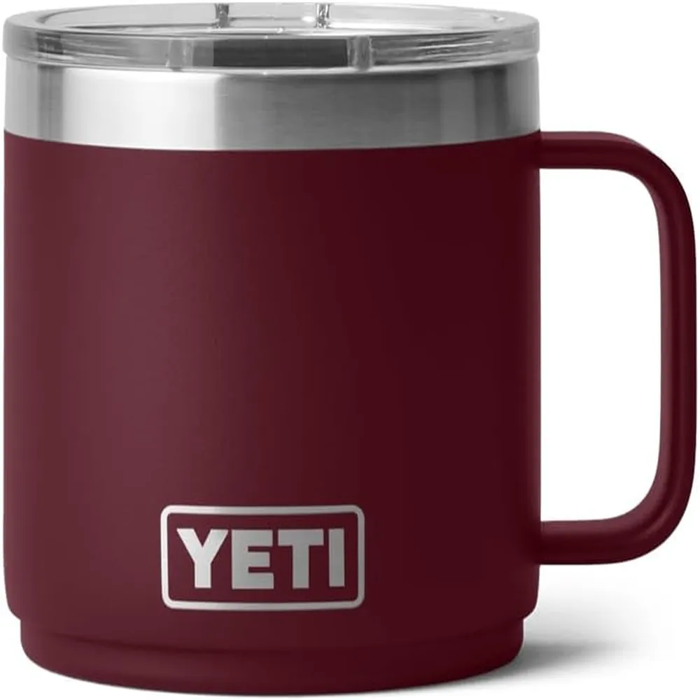 YETI Rambler Taza Apilable con Tapa Magslider de 14 oz | Guinda