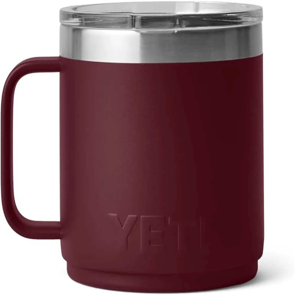 YETI Rambler Taza Apilable con Tapa Magslider de 14 oz | Guinda