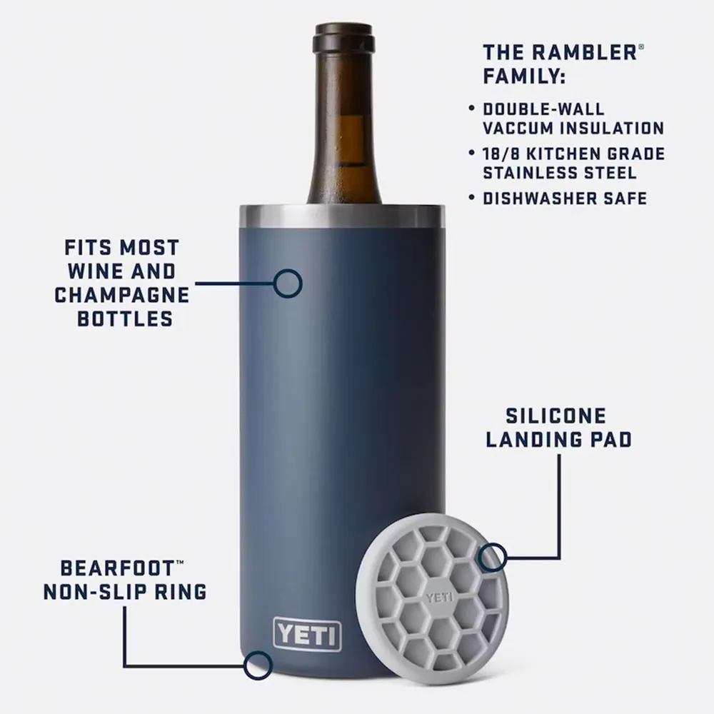 YETI Rambler Cooler forro de vino | Guinda