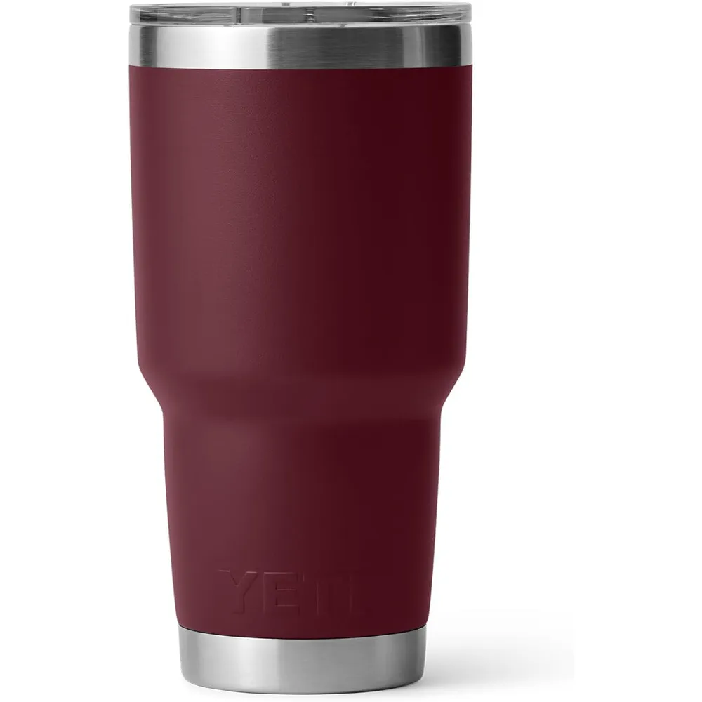 YETI Rambler Vaso de 30 oz de acero inoxidable y tapa MagSlider color guinda