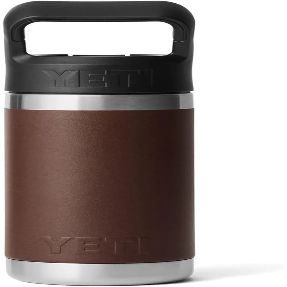 YETI Botella Rambler Jr. para Niños con Cañita de 12 oz | Marrón