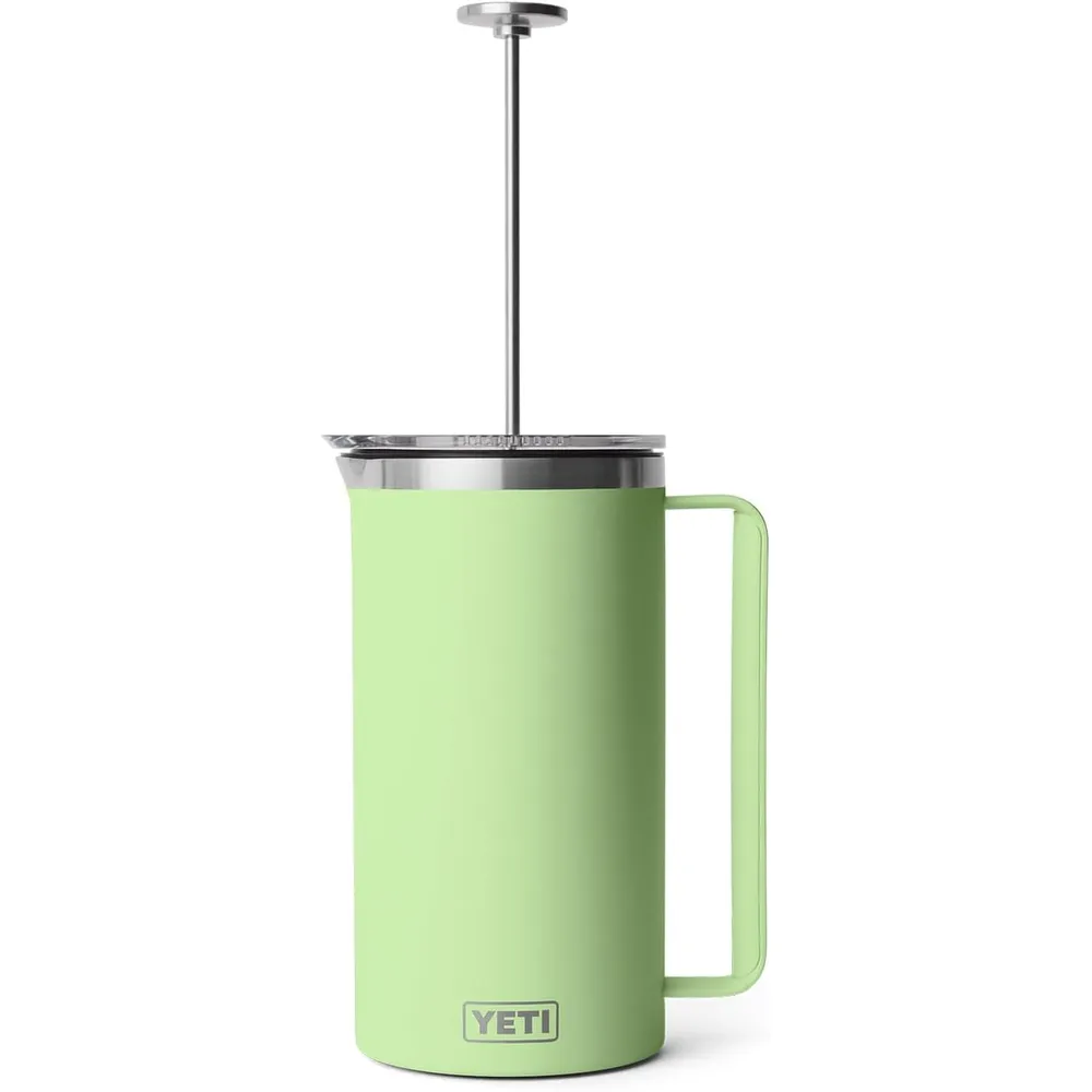 YETI Rambler Cafetera de Prensa con filtro de 64 oz | Verde Limón