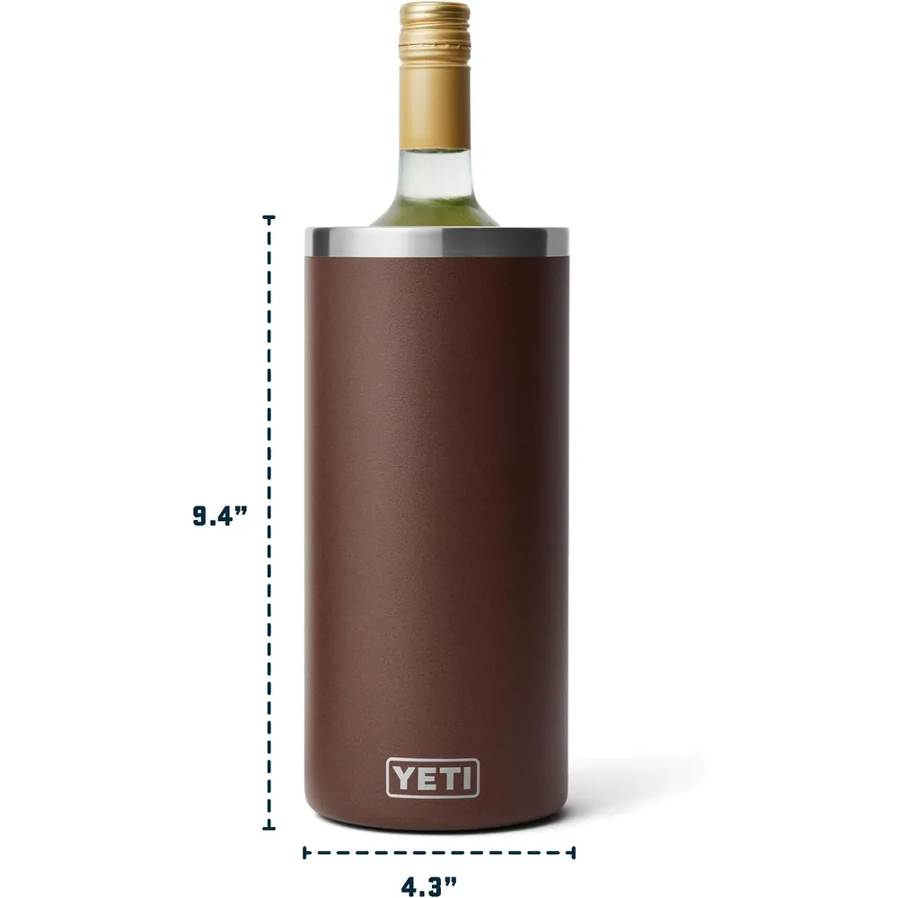 YETI Rambler Cooler forro de vino | Marrón