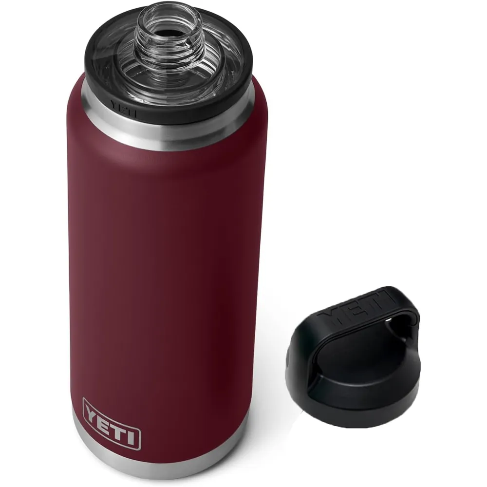 YETI Botella Rambler con Tapa para Sorbos de 36 oz | Guinda