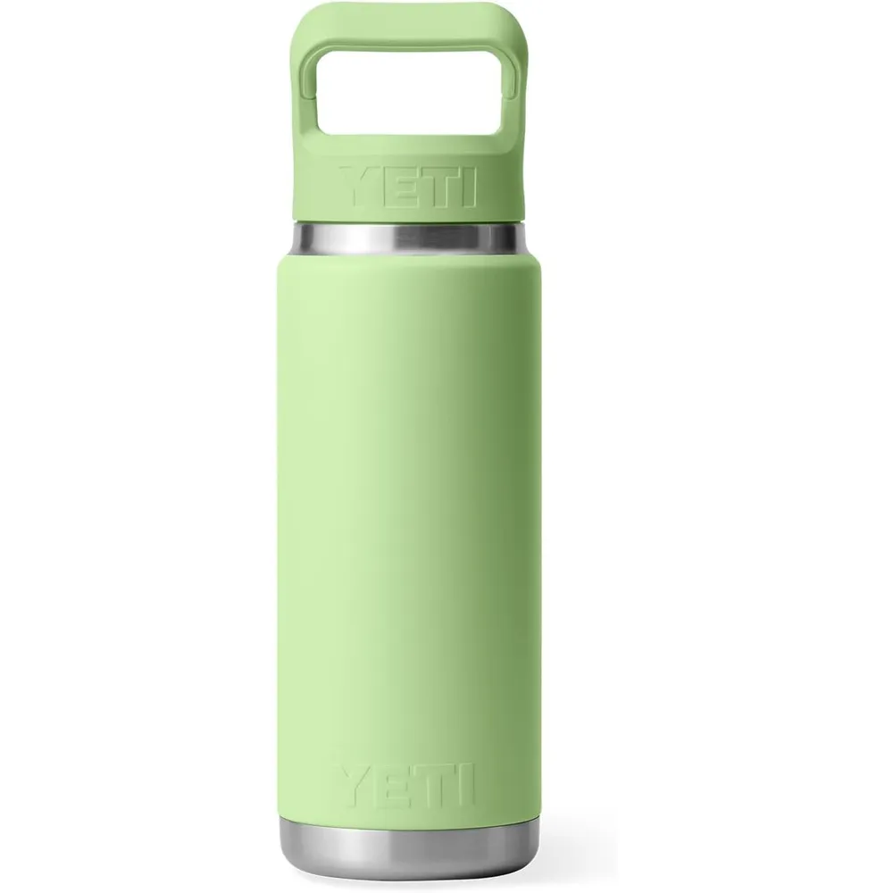YETI Botella Rambler con Tapa de Cañita de 26 oz | Verde Limón