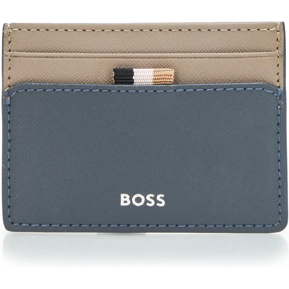 TARJETERO HUGO BOSS ZAIR AZUL HOMBRE