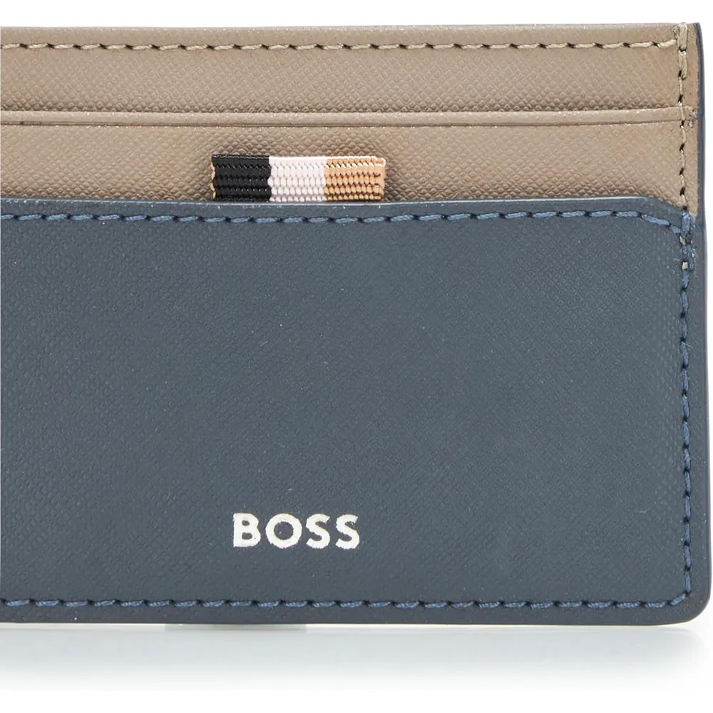 TARJETERO HUGO BOSS ZAIR AZUL HOMBRE