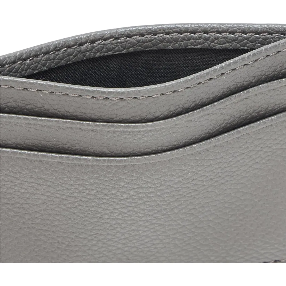 TARJETERO HUGO BOSS RAY LOGO GRIS HOMBRE