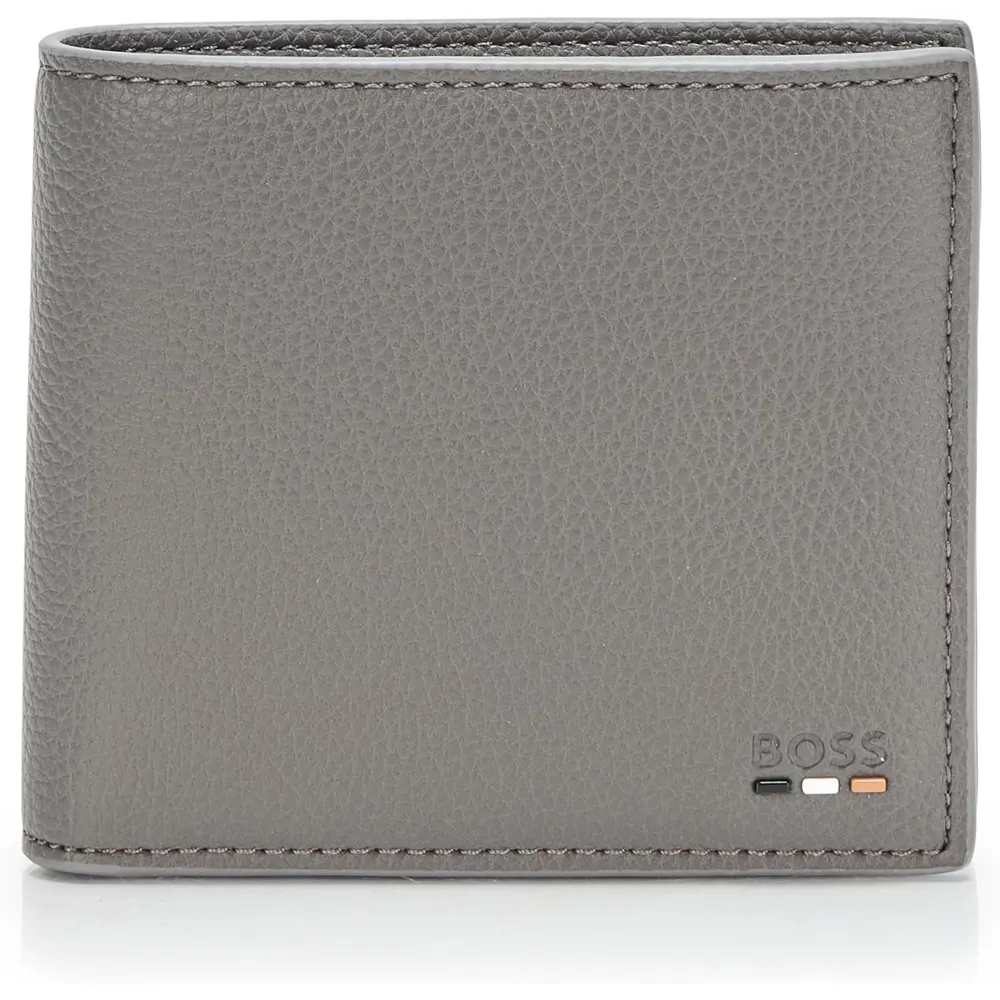 BILLETERA HUGO BOSS RAY BIDOLF GRIS HOMBRE