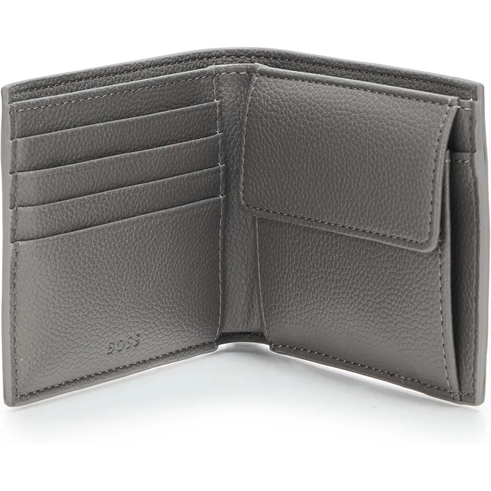BILLETERA HUGO BOSS RAY BIDOLF GRIS HOMBRE