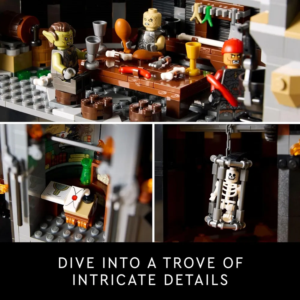 Lego Icons El Señor de los Anillos Barad-dûr, set coleccionable para adultos
