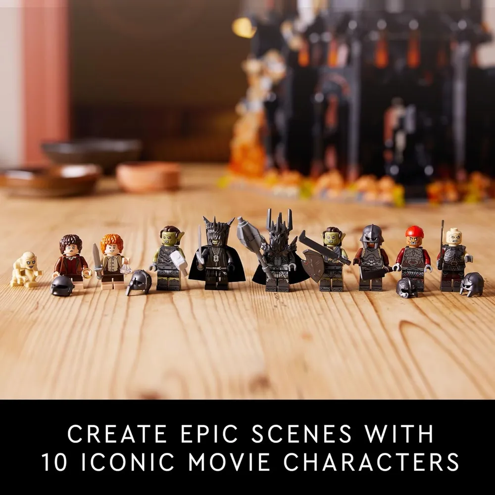 Lego Icons El Señor de los Anillos Barad-dûr, set coleccionable para adultos