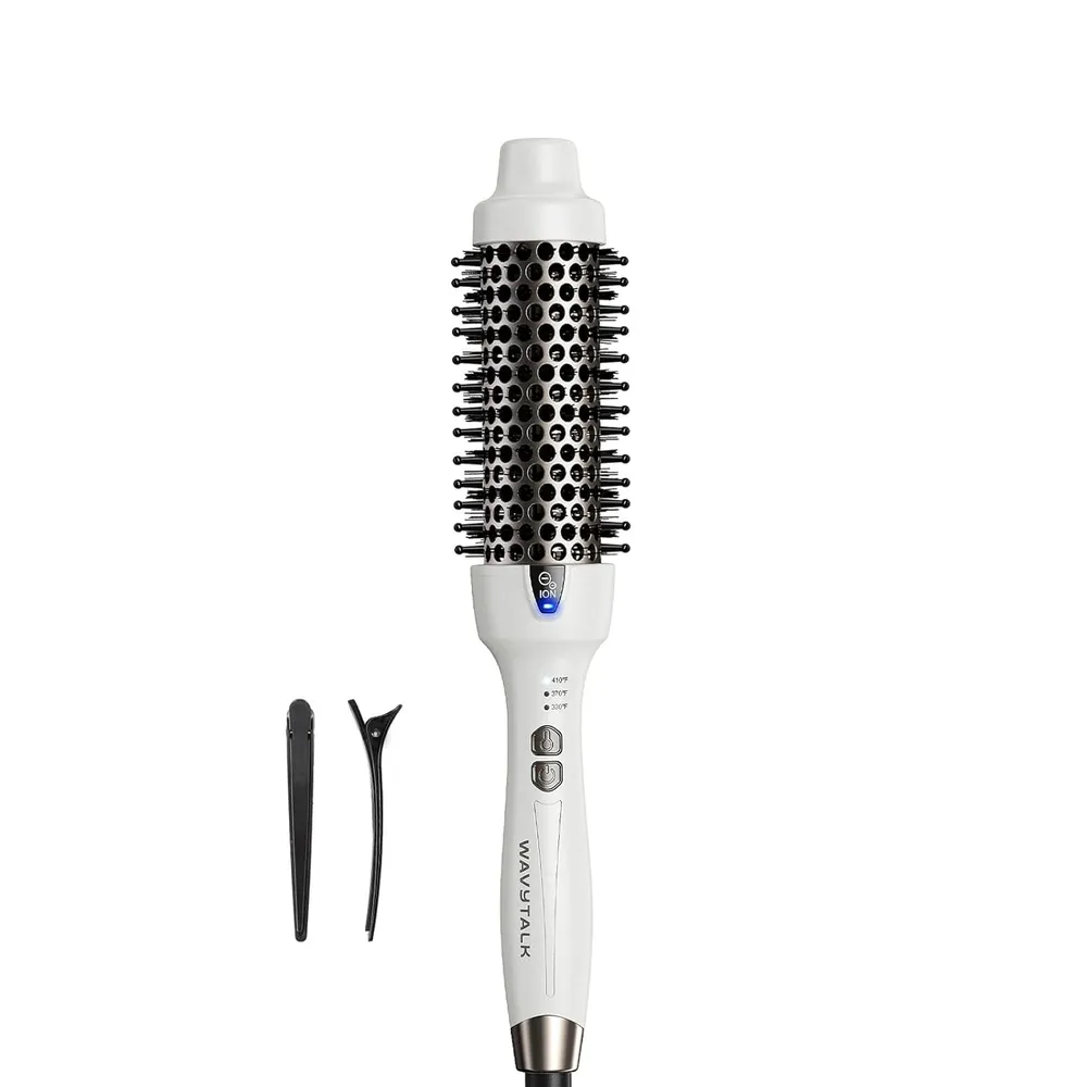 WAVYTALK | CEPILLO TERMICO REDONDO 1.5” | ALISADO RAPIDO, RIZOS NATURALES Y BRILLO IÓNICO