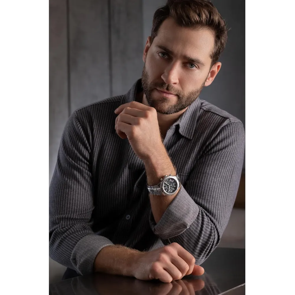 Bulova reloj clásico hombre cronógrafo cuarzo 6 agujas | Plata