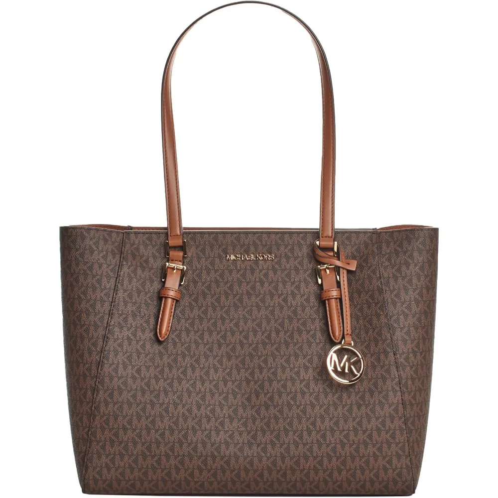 MICHAEL KORS Charlotte Bolso bandolera grande 3 en 1 de cuero | Marron